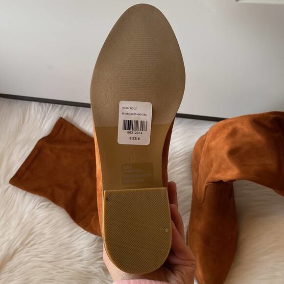 Tall Regular Calf Cognac New York And Company Womens Ruby size 10 - Picture 10 of 12